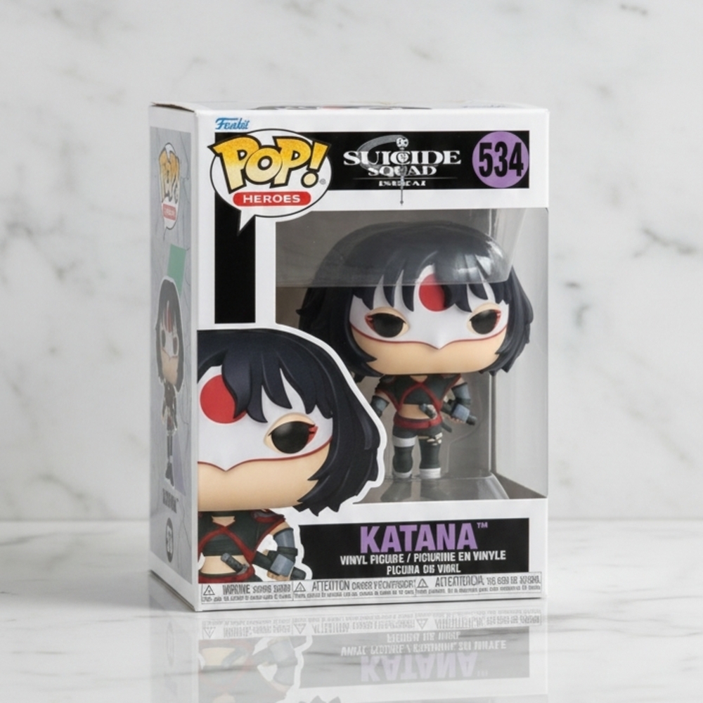 Funko Pop Katana Figure with Black and Red Accents - Picture 1 of 1
